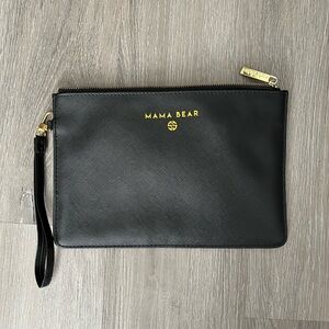 Mama Bear Simply Southern Black Clutch Bag